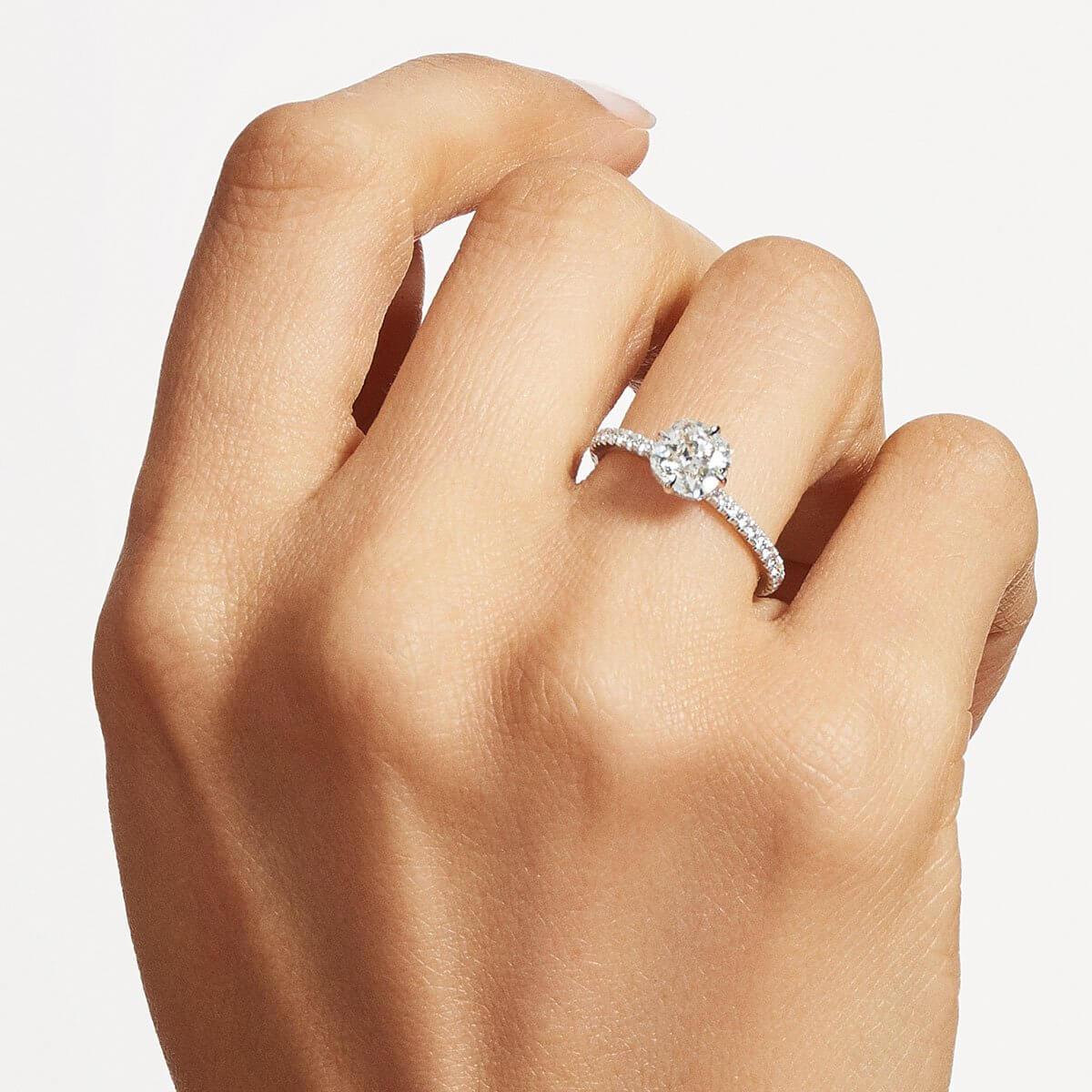 64Facets Engagement Ring