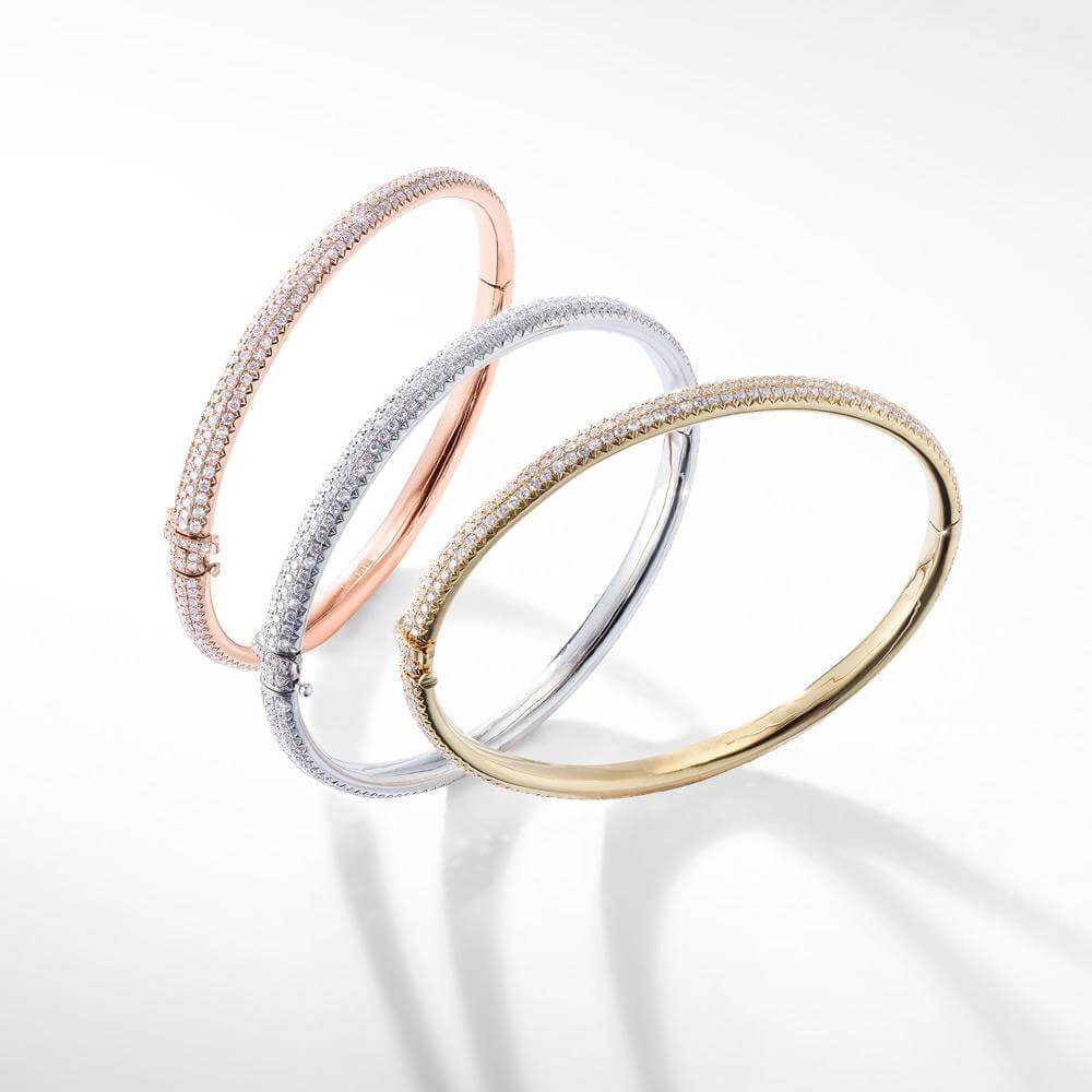 Image of 64Facets Pave Bangle Collection