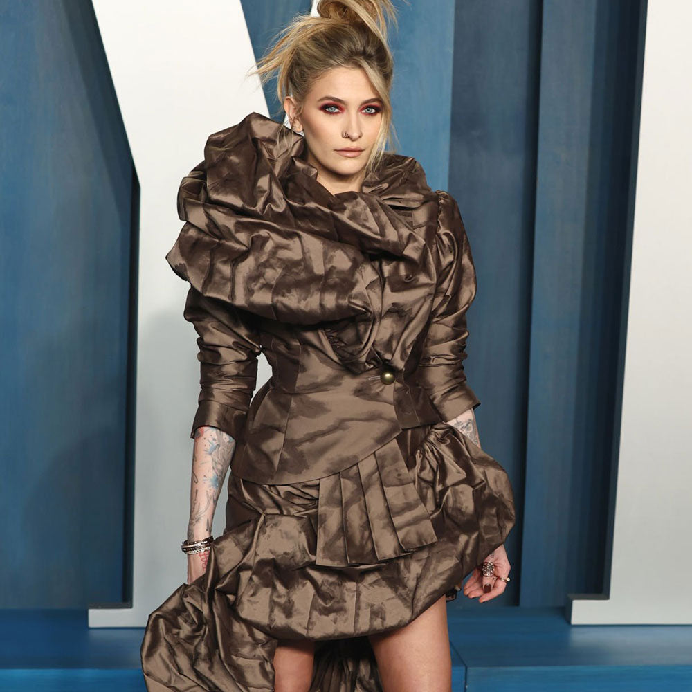 Image of Paris jackson wearing 64facets diamond bangles to oscars party 