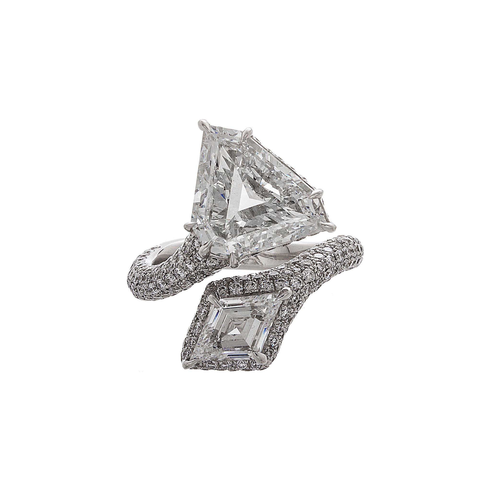 64Facets Bespoke Diamond Ring