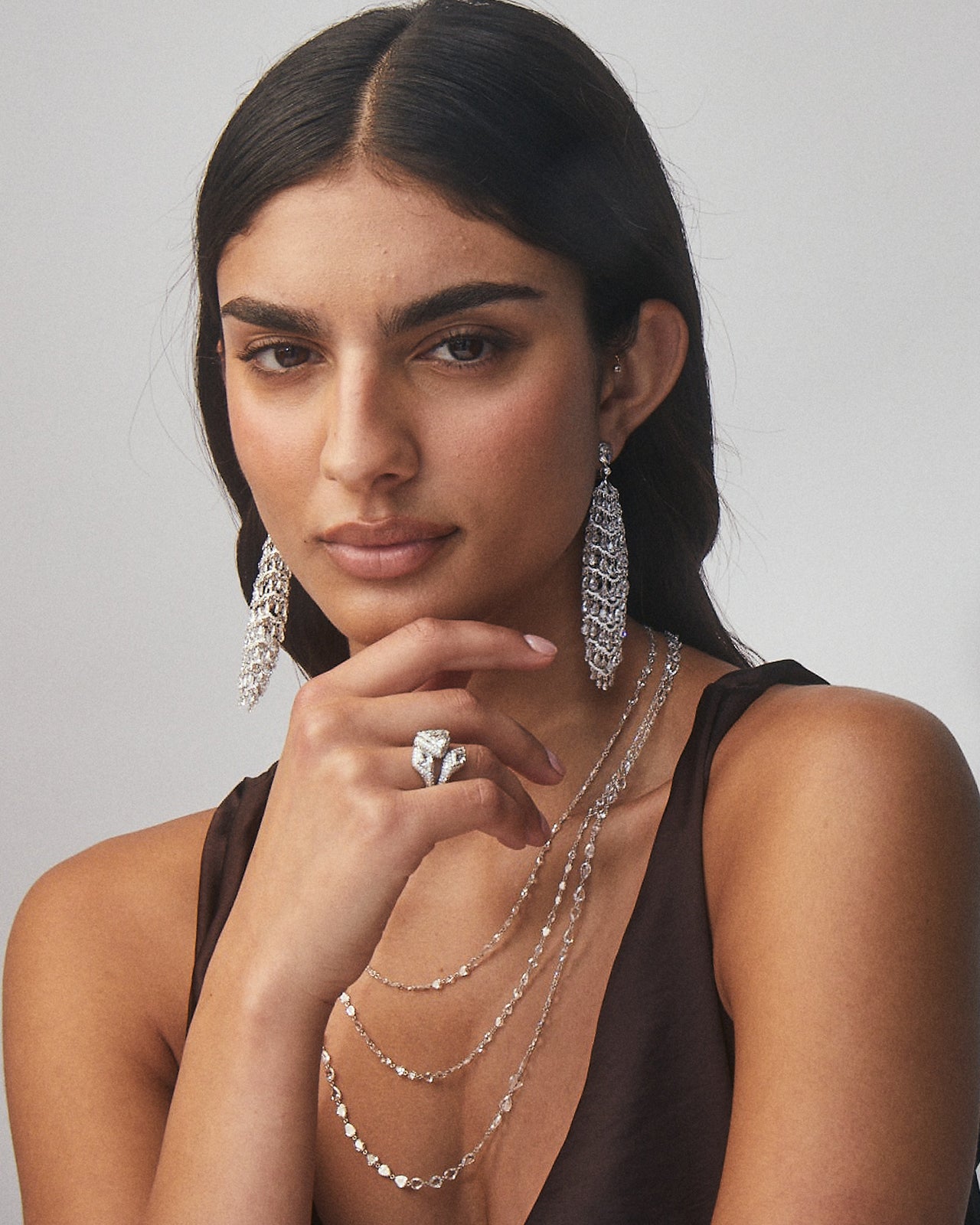 Image of Statement Chandelier Earrings