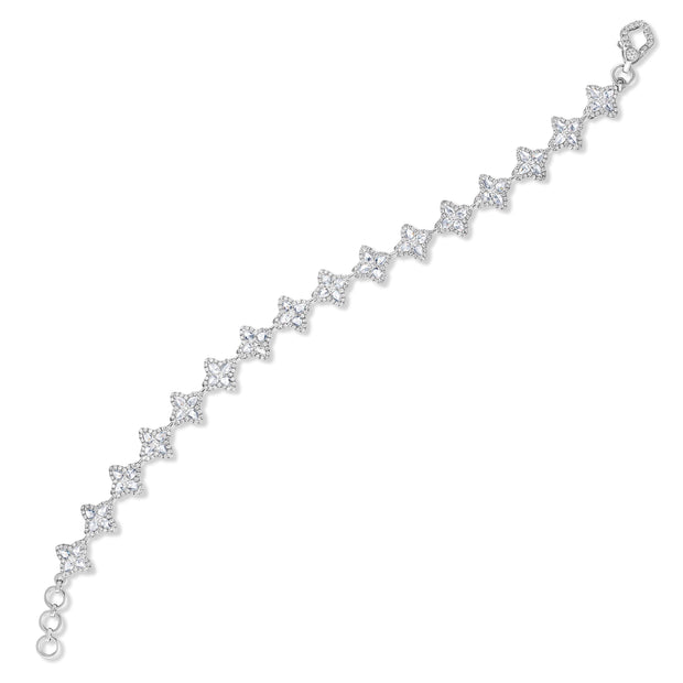 Blossom Tennis Diamond Bracelet