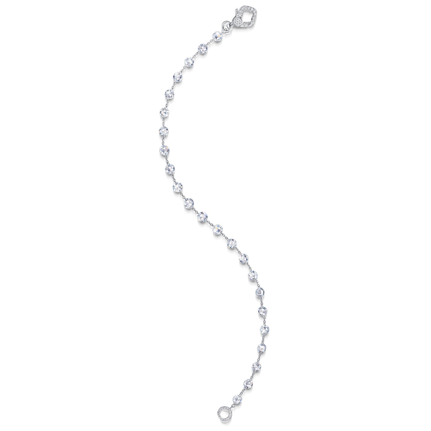 Rose-Cut Diamond Bracelet