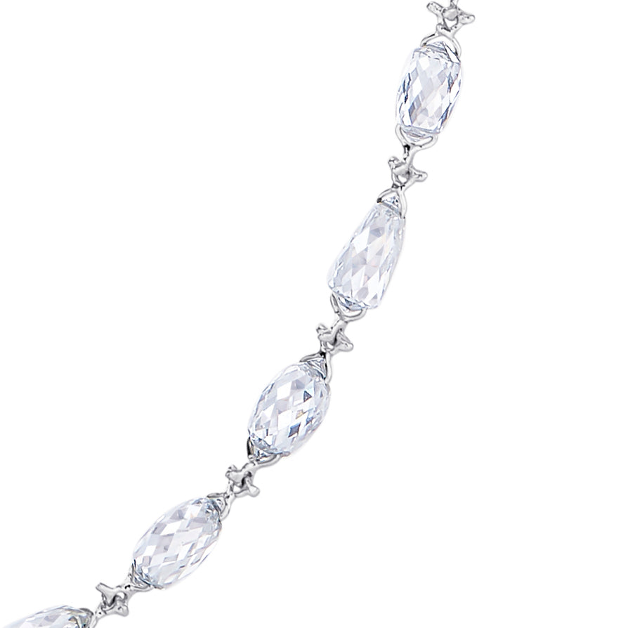 Briolette Diamond Chain Necklace