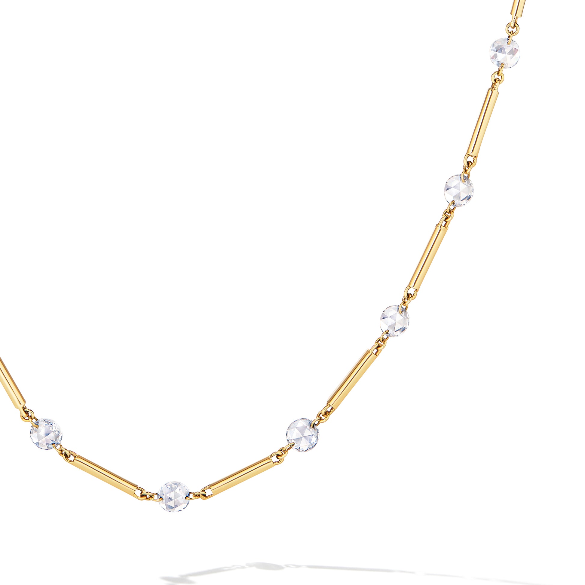 Gold & Diamond Link Chain