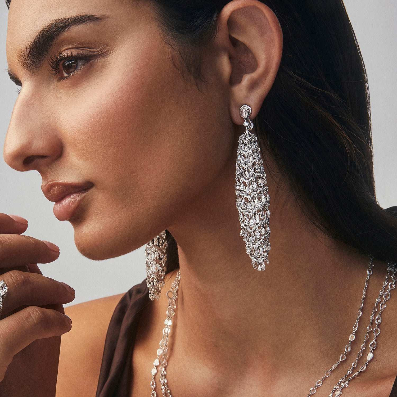 Image of Statement Chandelier Earrings