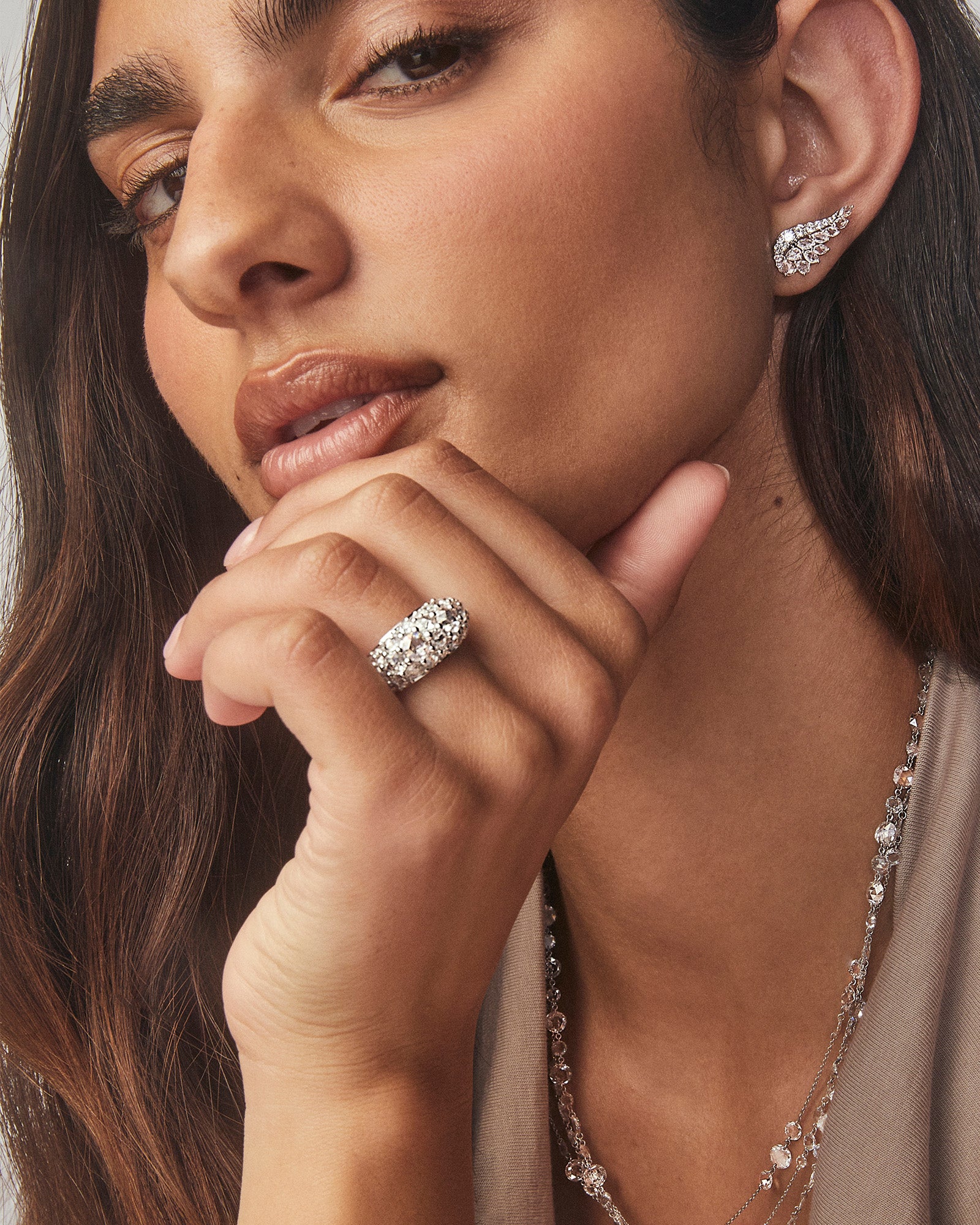 Eclat Diamond Cluster Ring