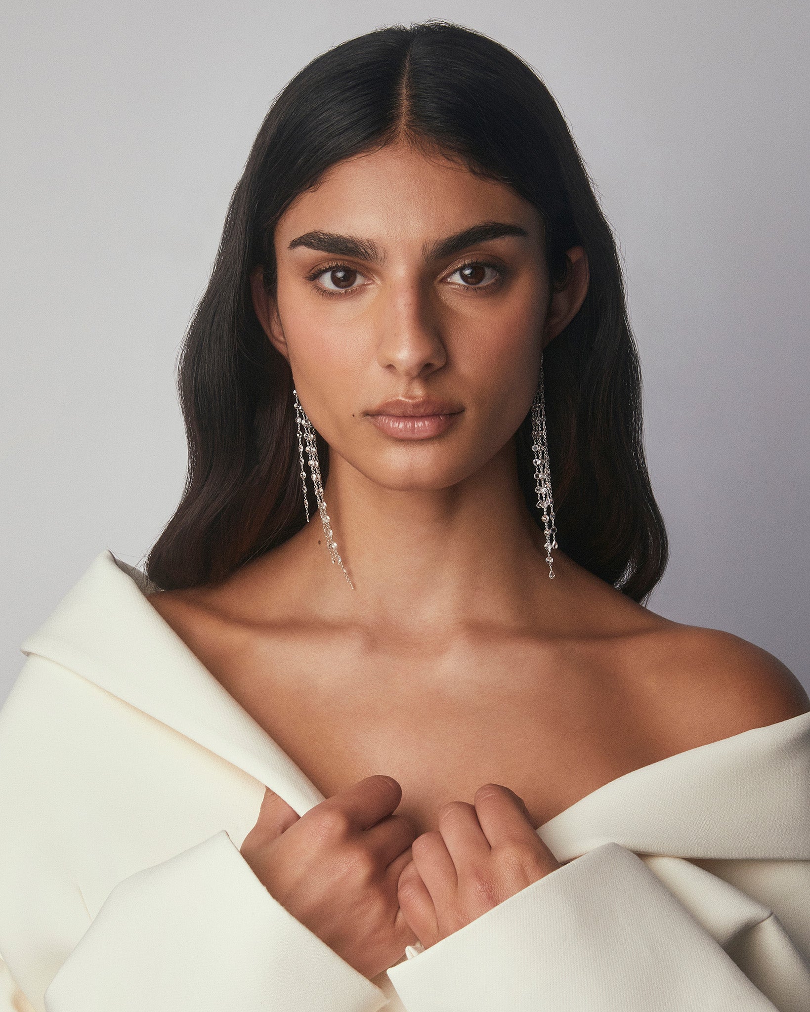 Five Strand Diamond Shoulder Duster Tassels