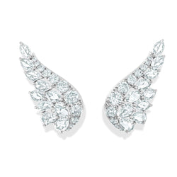 Image of 64Facets Diamond Angel Wing Crawler Earrings
