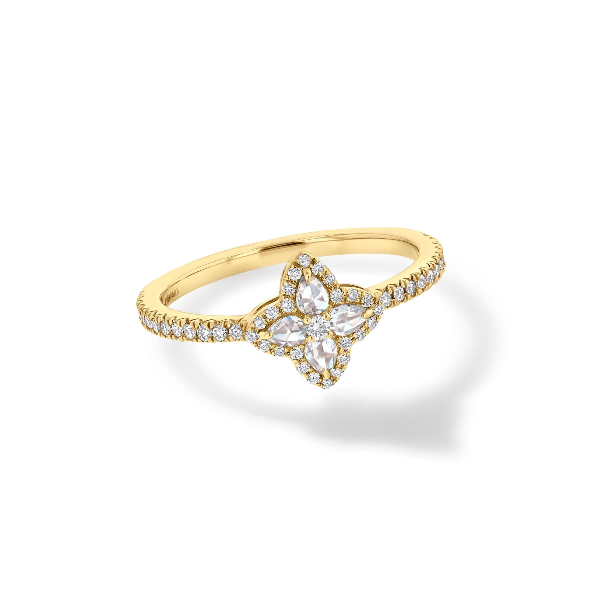 Image of 64Facets blossom diamond ring set in 18k gold