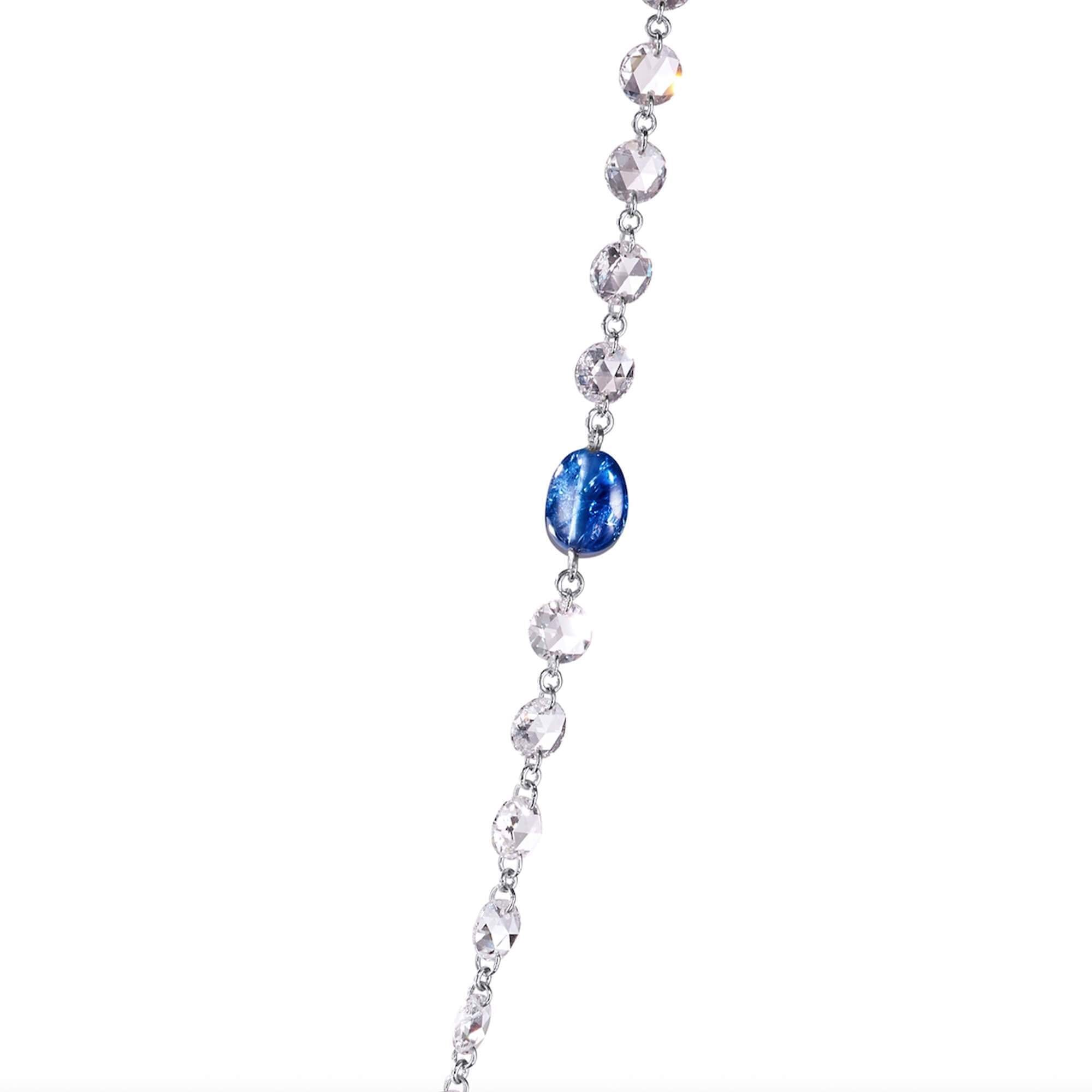 Image of Diamond and Gemstone Necklace