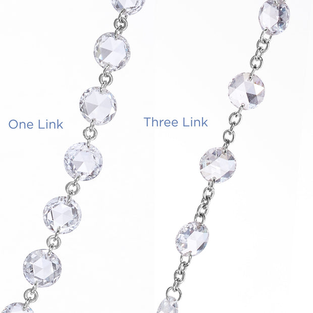 Che 25ct Diamond Tennis Necklace Prong Set | Nekta New York