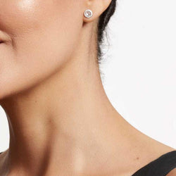 Image of Scallop Rose Cut Diamond Stud Earrings by 64Facets