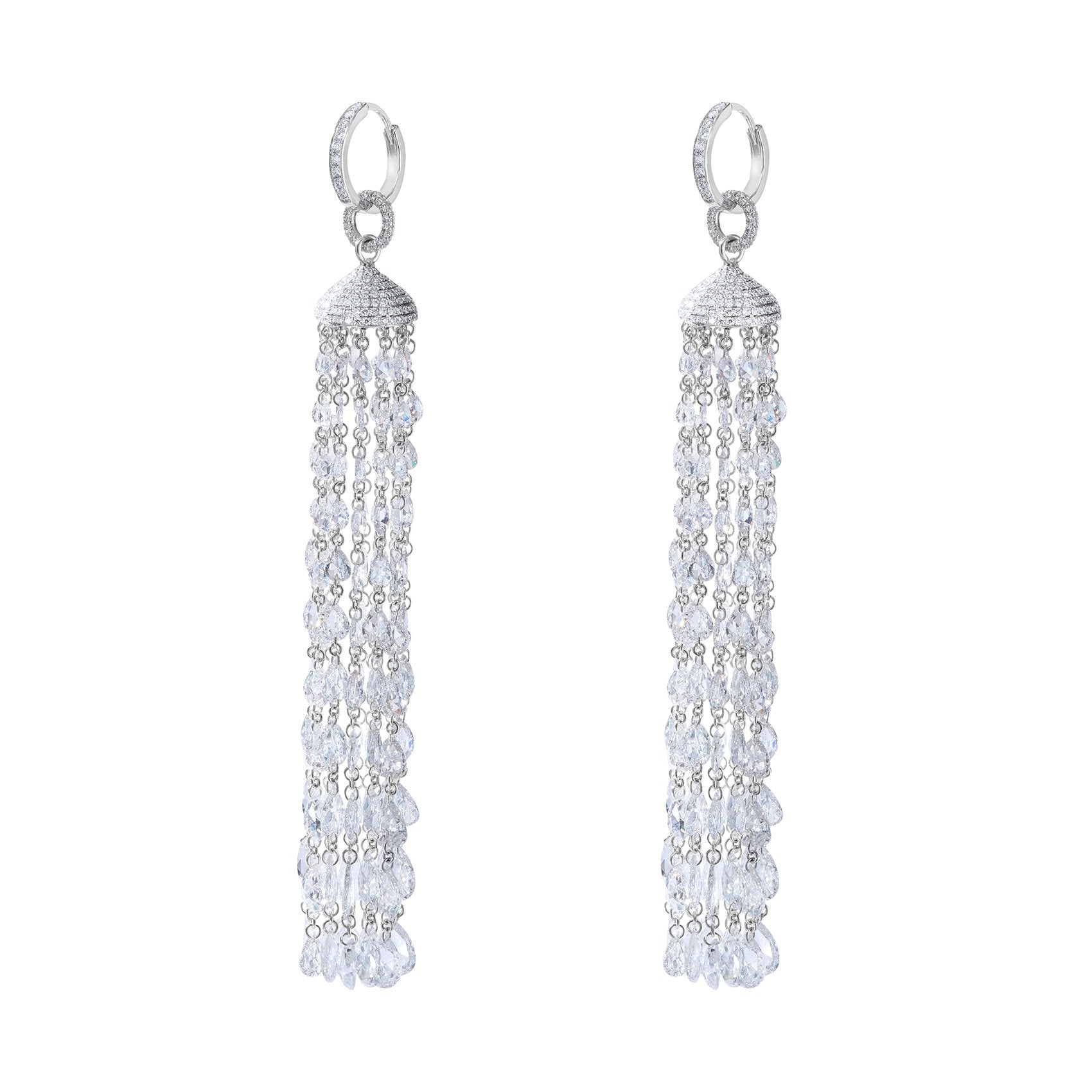 Tassel Diamond Earrings | 64Facets Fine Diamond Jewelry