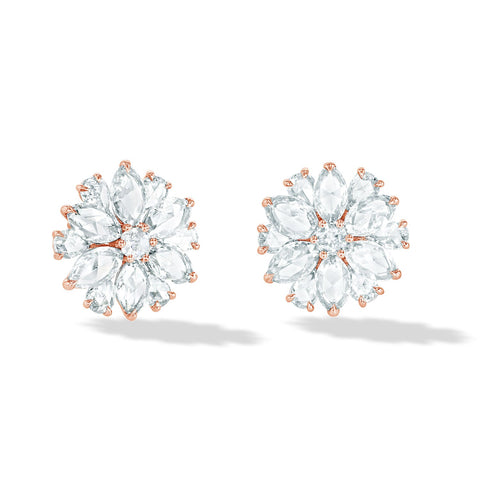 64Facets Eclat diamond explosion stud earrings