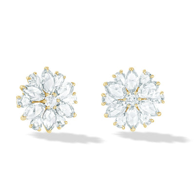 64Facets Eclat diamond explosion stud earrings