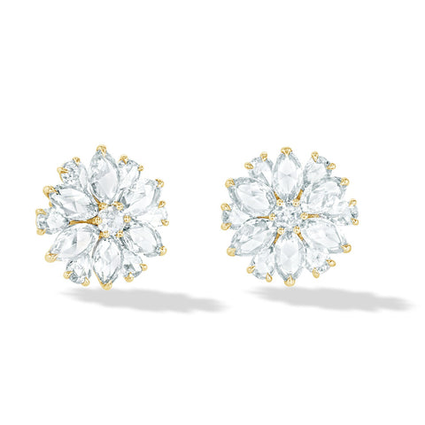 64Facets Eclat diamond explosion stud earrings