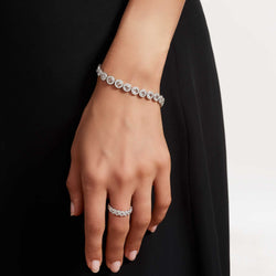 Image of 64Facets Diamond Tennis Bracelet 