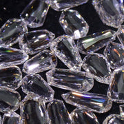 64facets flat briolette diamonds 