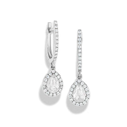 Image of Scallop Diamond Drops (Pear)