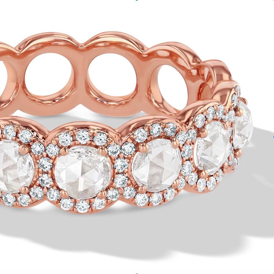 Scallop Diamond Arc Ring
