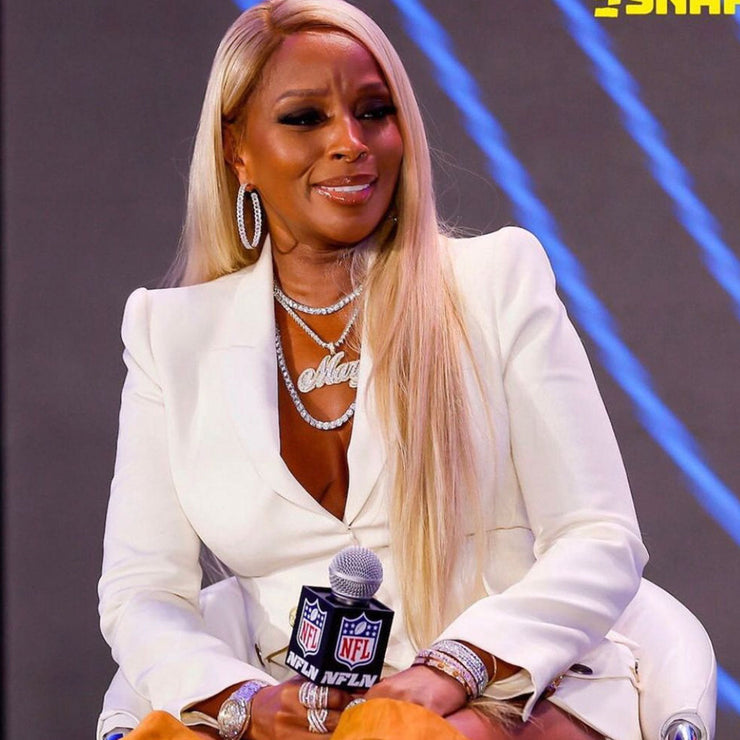 Mary j blige hoop earrings Clearance