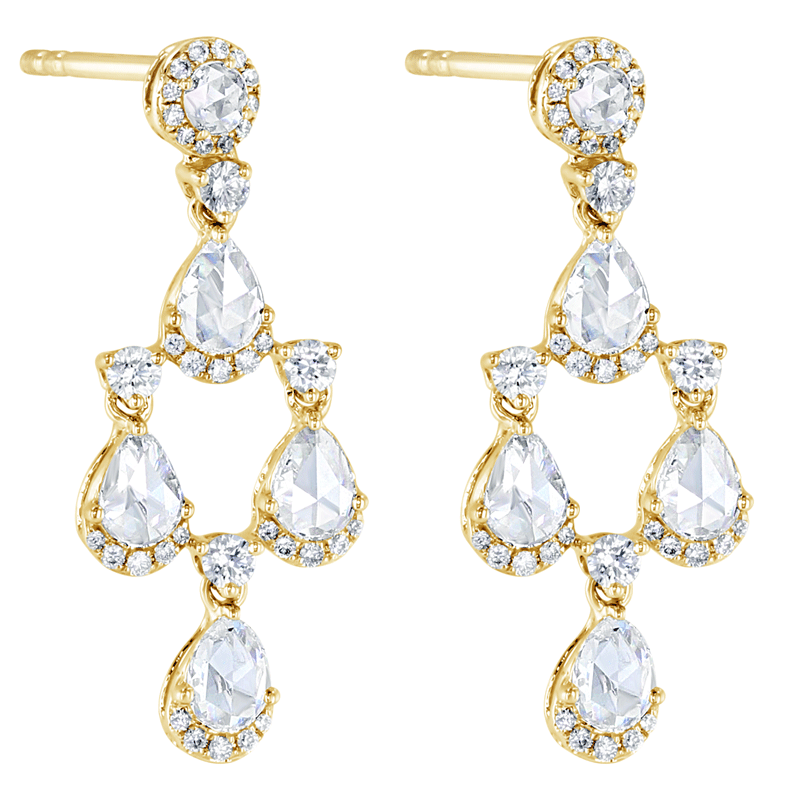 Diamond and Gemstone Earrings I Modern Luxury I 64Facets Fine Jewelry