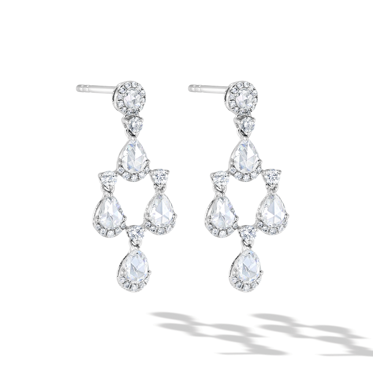 Diamond and Gemstone Earrings I Modern Luxury I 64Facets Fine Jewelry
