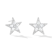 64facets Rigel diamond star shaped stud earrings and 18k gold